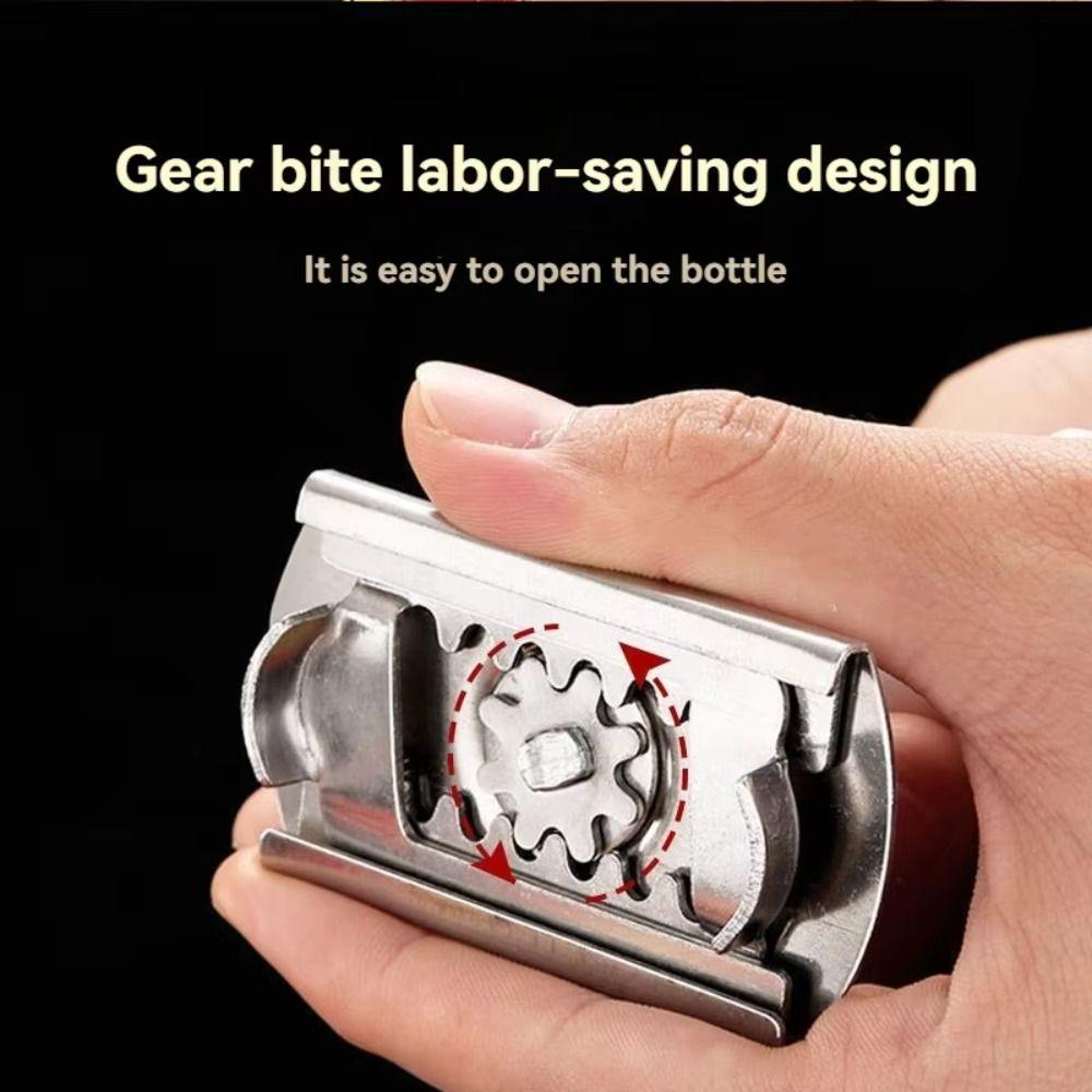 Labor-saving Bottle Cap Opener Adjustable Can Opener Portable Bottle Cap Twister  Kitchen Gadget