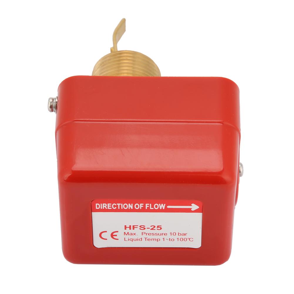 Partial Stainless Steel Type 6 380V 1  Paddle Control Water Flow Switch 1.0MPa SPDT Contacts