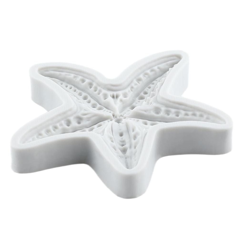 Starfish Silicone Mold Starfish Fondant Molds Cake Decorating Tools Theme Cake Dessert Decorated Chocolate Candy Mold