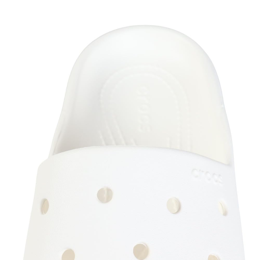 Crocs Classic Slide Shower Easy to Care for Size and 2.0 Sandals, White, 209401-100, Sandals, Lightweight, Quick-Drying, (White, 24.0, Men's Women's)