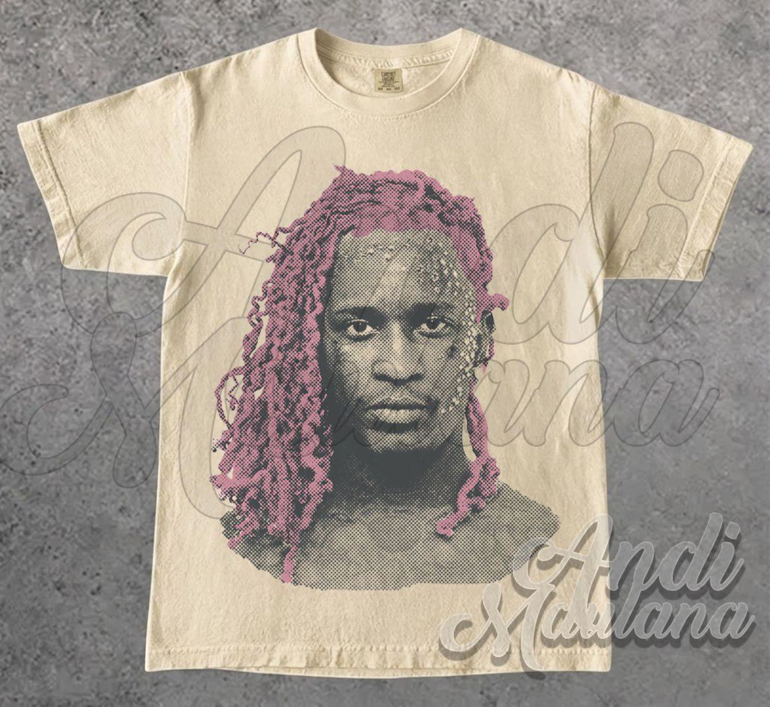 YOUNG THUG Rapper and Singer, Hip Hop Music Tee, Unisex Softstyle T-Shirt AMS001 S
