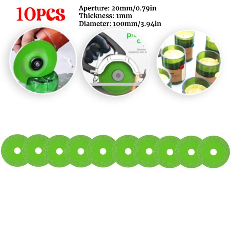Glass Cutting Disc 100mm Heat-resistance Ultrathin Polishing Cutting Blade Low Noise Wear-resistant for Ceramic Tile Marble