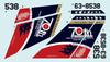 Fab Scale Japan Air Force 70th Anniversary Part 3 Tsuiki Base 2024 Plastic Model Decal FABD48063 1/48 F-2A Self-Defense (Airplane)