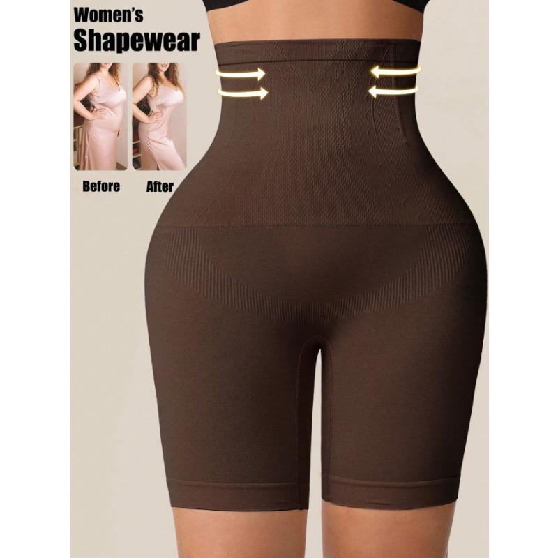 High Waist Steel Bone Tummy Control Shapewear Women Hip Lifting Seamless Slim Mid Thigh Shorts