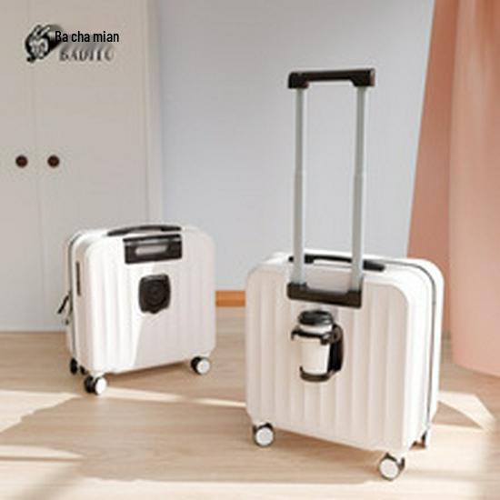 20-Inch Aluminum Frame Trolley: Sturdy, Durable, Lockable Cabin Case for Men & Students