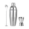 Stainless Steel Mixer, Wine Set, Cocktail Glass, Three-stage Shaker Shaker, Shaker Cup Bar, Three-piece Bar Special