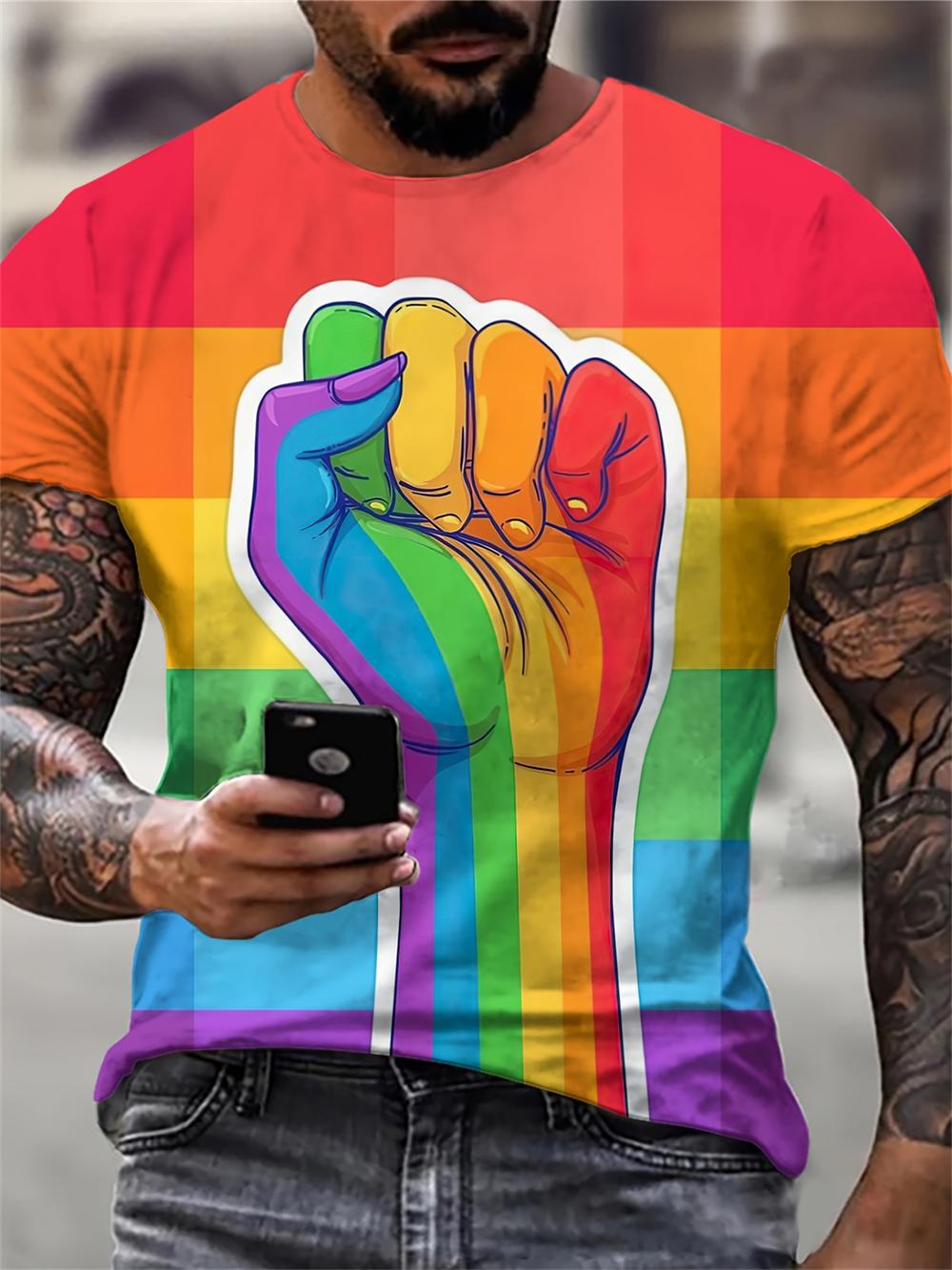 Мужские и женские футболки с неоновым 3D-граффити повседневная уличная одежда в стиле хип-хоп футболки оверсайз крутые топы новая летняя мода 6XL 966₽