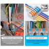14pcs Electrical Wire Compact Quick Connect Connectors, Lever Wire Nut Connector Terminal Assortment for 28-12 AWG, 2 in 4 Out