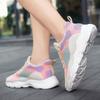 Sommer neue Sportschuhe trendige Bonbonfarbe Damenschuhe weiche Sohle atmungsaktiv lässig Sport vielseitig Flyknit Damenschuhe