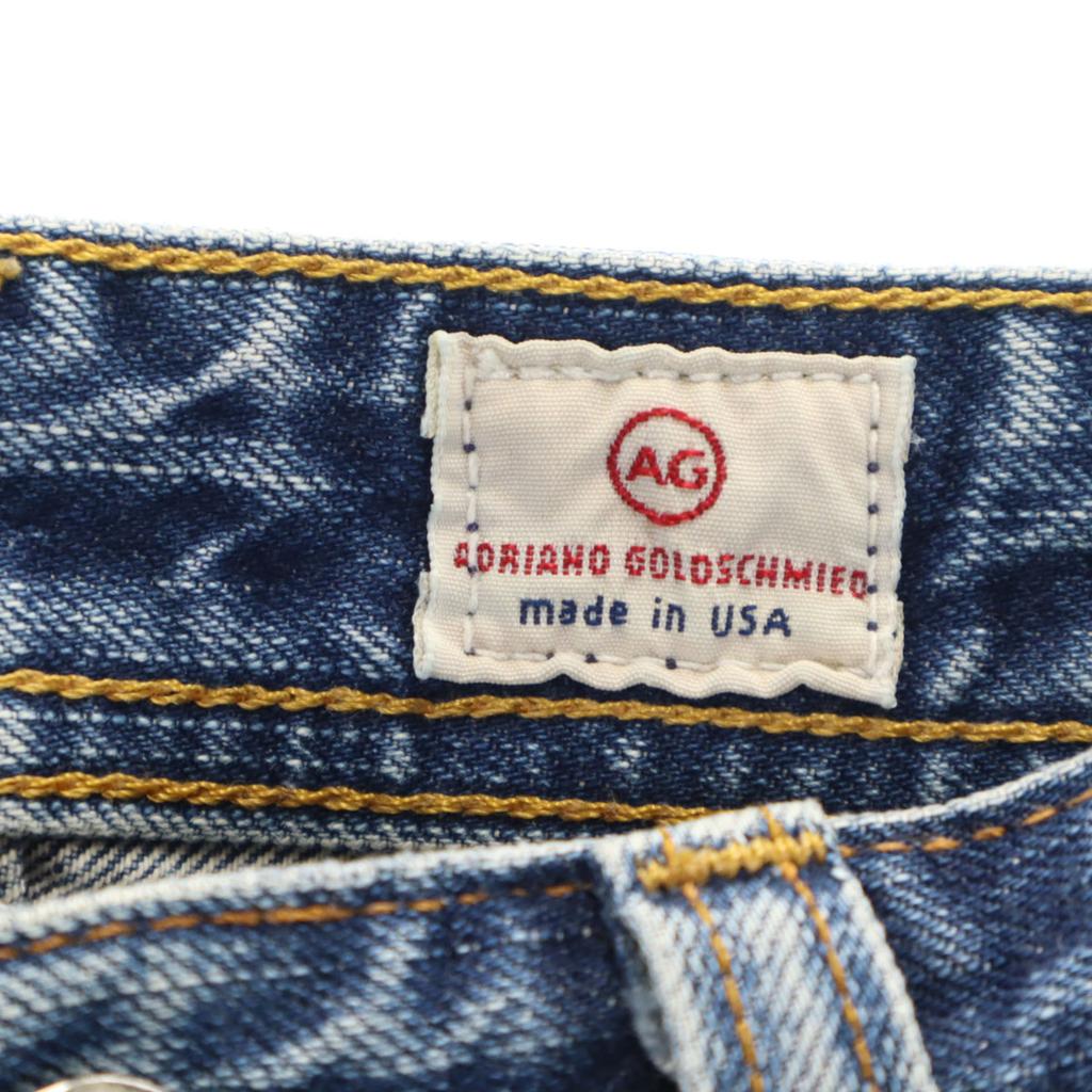 AG Made in USA Straight denim pants W29 Wash blue jeans Men's Used