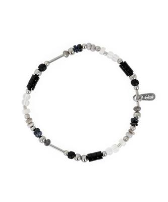 Acha Lapis Multi Bead Bracelet _ Black