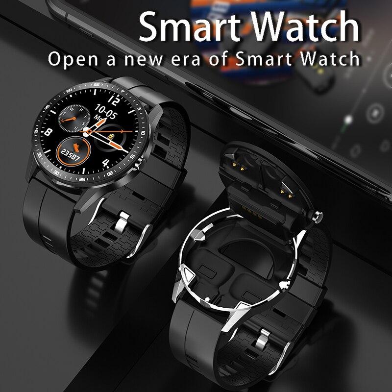 Reloj inteligente TWS Auriculares Bluetooth dos en uno Música local  Reducción activa de ruido IP67 a prueba de agua comprar a buen precio —  entrega gratuita, reseñas reales con fotos — Joom