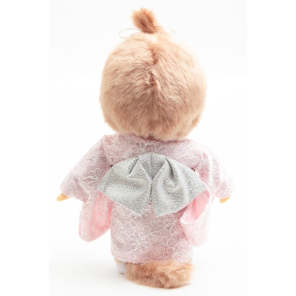 Kyugetsu Offizielles Original Kimono Monchhichi Mädchen Milch Tee Braun IPM-110-Z