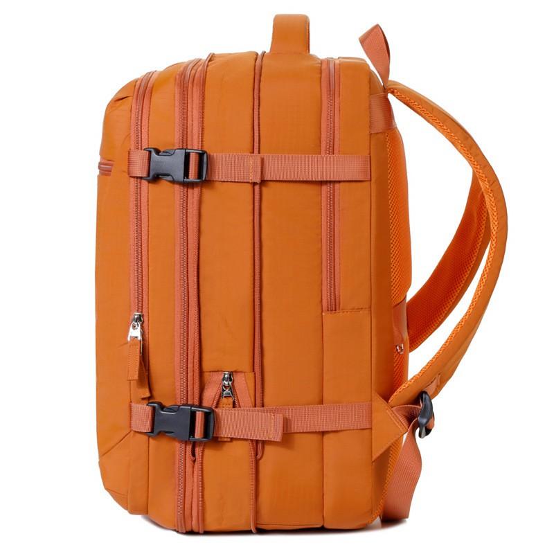 Expansible Travel Backpack 15-inch Laptop Water-Resistant Dry-Wet Separation Design Business Commute Weekend Trip Oxford