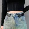 1Pcs Jean Pants Dresses No Buckle Stretch Elastic Waist Belt For Women Men No Buckle-Free Waist Belt