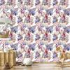 English Roses Peonies Wallpaper for Living Room and Bedroom 50x1000