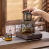 Thickened Smoke Grey Glass Teapot Set