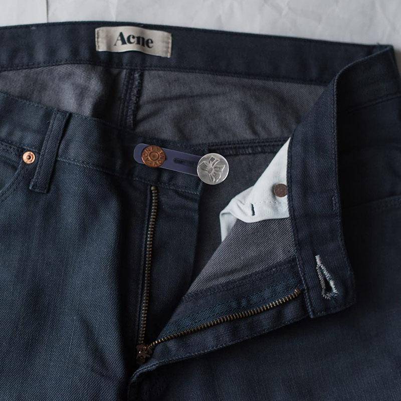 5PCS Metal Button Extender For Pants Jeans Free Sewing Adjustable Retractable Waist Extenders Button Waistband Expander