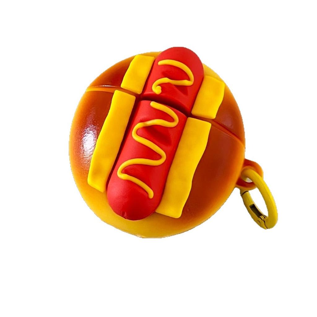 Cute Hot Dog Bread AirPods Pro Apple Bluetooth Headset Case 1/1/1/1st Generation Cartoon Case