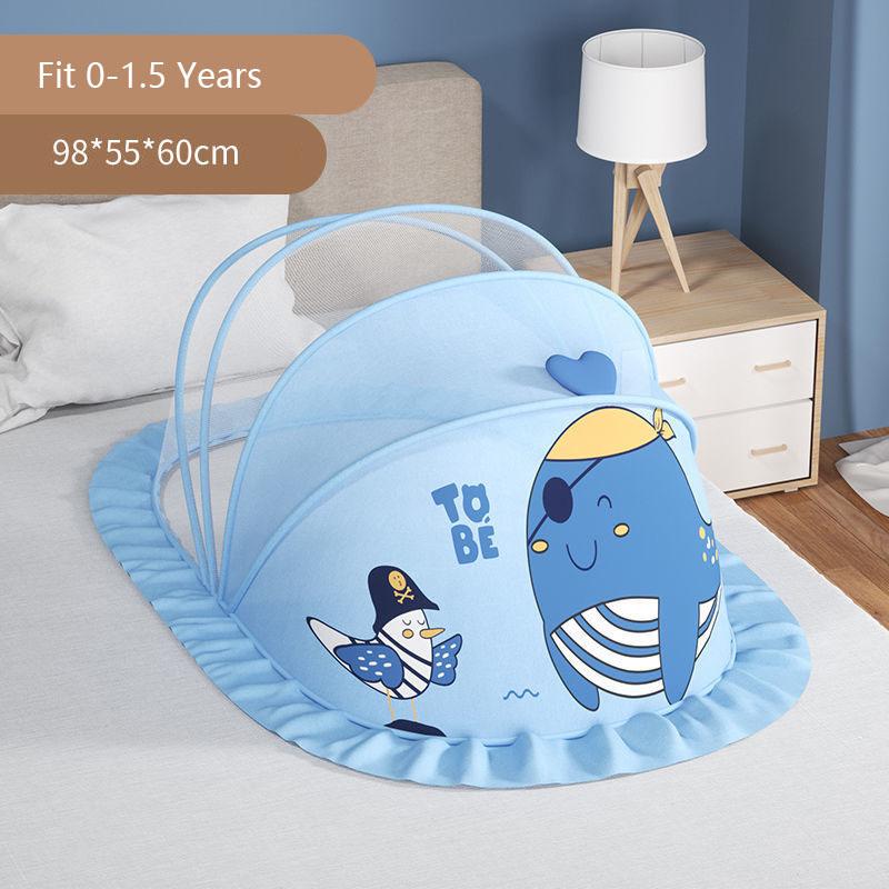 Baby Bed Mosquito Net Foldable Full Coverage Bed Mosquito Netting For Baby Portable Breathable Infant Newborn Crib Mosquito Nets
