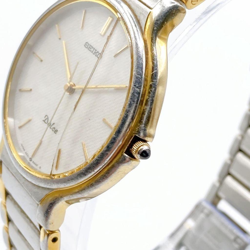 Used 203 SEIKO Dolce Men's Watch Quartz Combi