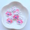 10Pcs New Cute Mini Rabbit, Dog, Bear, Cat Flat Back Resin Scrapbooking DIY Jewelry Craft Decoration Accessorie