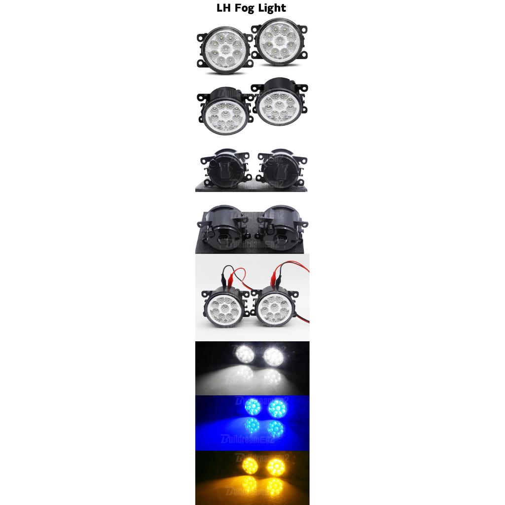 2 Pcs 30W Fog Light Assembly For Iveco Daily VI 2014-2023 H11 Car LED Fog Daytime Running Lamp DRL 3000LM