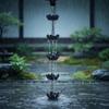 Lotus Flower Cup Rain Chain Outdoor Modern for Porch