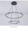 Postmodern Minimalist Chandelier for Living Room, Restaurant, or Bedroom - Italian Round Ring Design