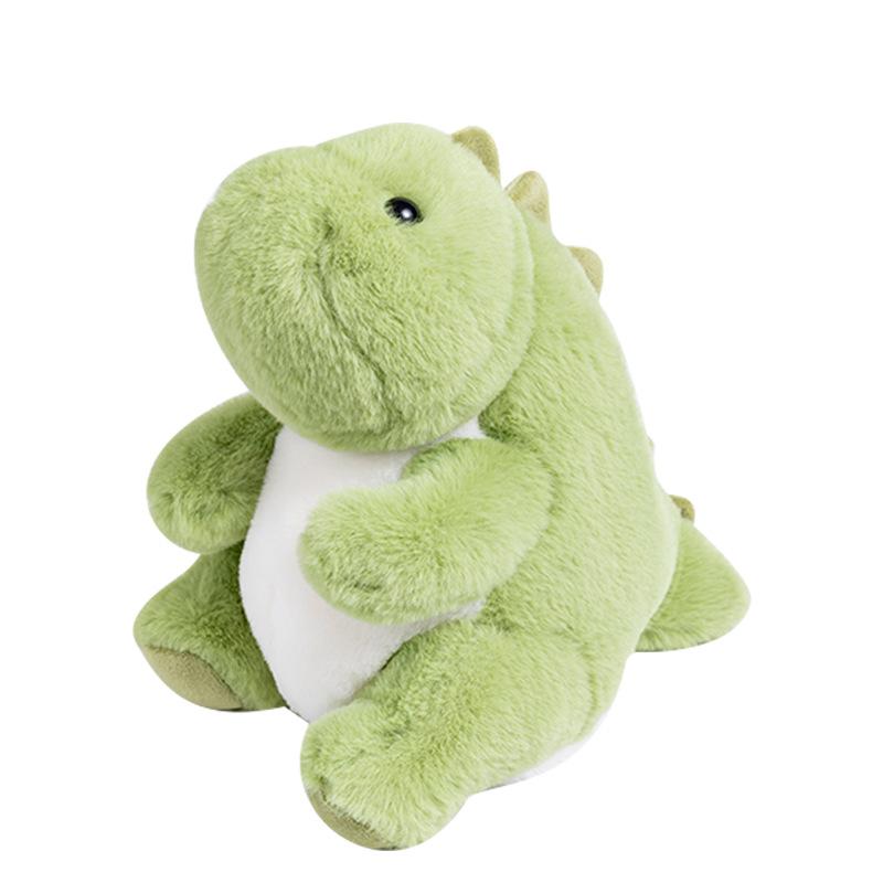 Cute Candy Color Little Dinosaur Plush Toy Chubby Dinosaur Throw Pillow Claw Machine Doll Children'S Bed Sleeping Pillow