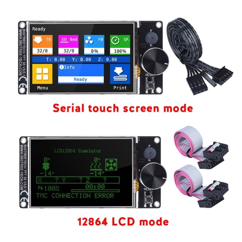 3D-Druckerzubehör TFT35 3.0 LCD-Bildschirm Wifi-Modul für SKR 1.4 und Ender3 CR10