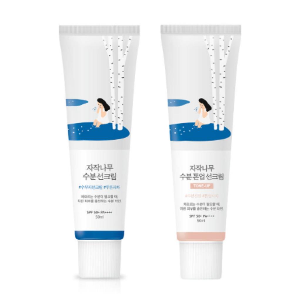 

ROUND LAB Birch Juice Moisturizing Sunscreen 50ml (SPF50+, PA++++) [2-Set] Moisturizing + Moisturizing Tone-up