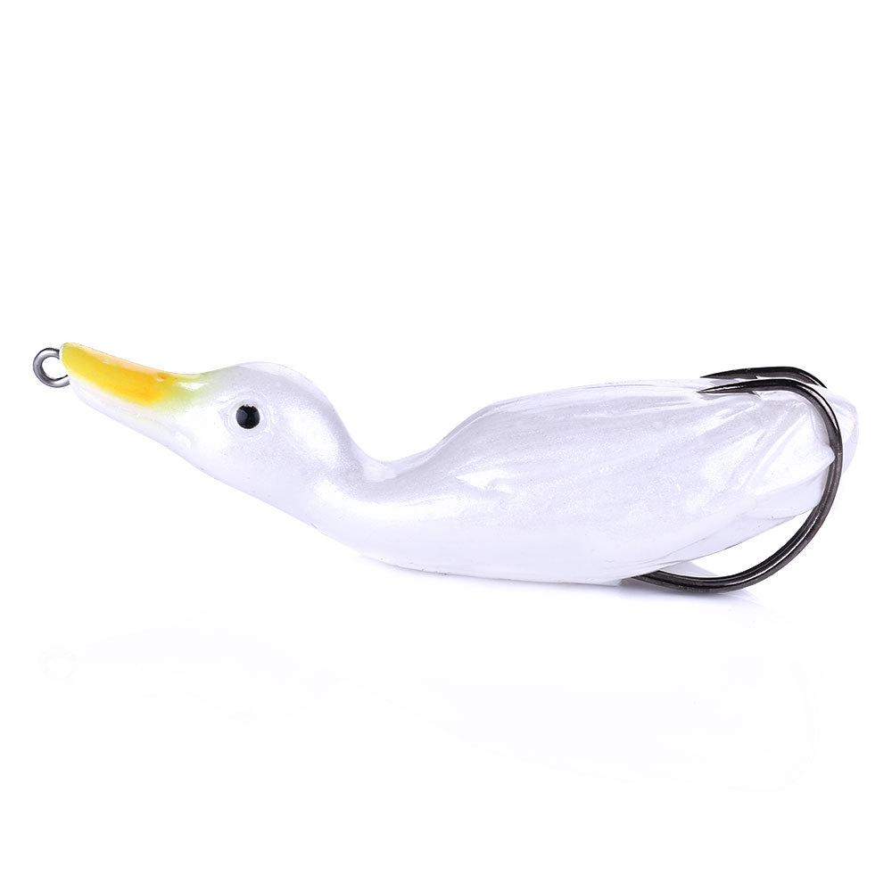 10.5cm 18.5g Duck Floating Soft Lure Shad Wobblers Silicone Fishing Lures Worm Artificial Bait