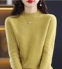 2026 Autumn/Winter Women's 100% Pure Wool Loose Knit Turtleneck Sweater Base Layer