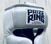 PRIZE RING Lightweight Headgear L Size "Professional SS" Silver/White