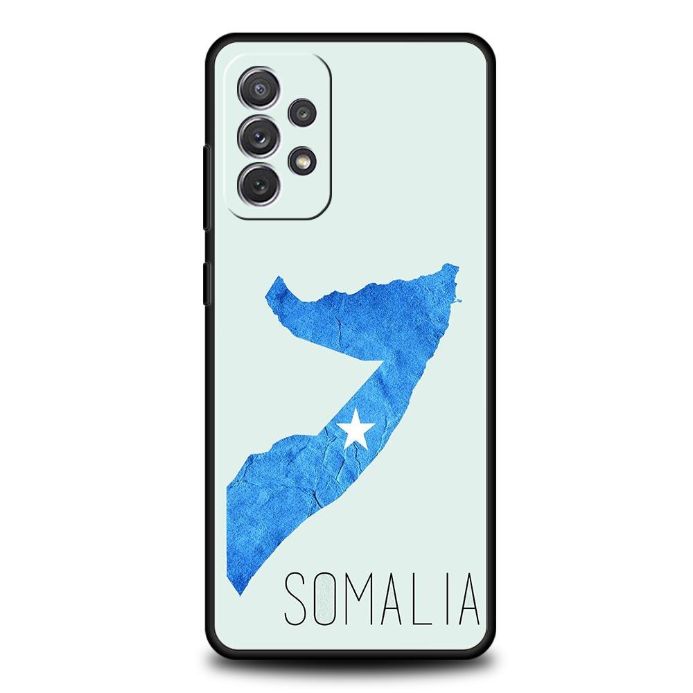 Somali Somalia National Flag Case for Samsung A17 A13 A15 A25 A35 A51 A55 A71 A21S A11 A31 A41 A23 A53 A73 5G A03S A05s Cover