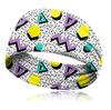 Retro Fashion Print Breathable Sports Headband for Travel, Parties, Yoga, and Running