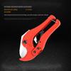 Aluminum Alloy PVC Pipe Cutter With Safety Lock For Quick Clean Cutting Ergonomic Handle Durable Steel Blade
