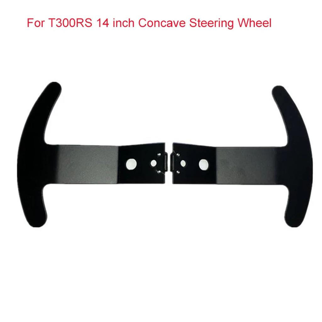 Ergonomic Modification Paddles Fit 14in Concave Steering Wheel Easy Installation Replacement Paddle Shifters for T300RS