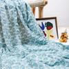 HappyFlute 120*110cmBaby Muslin Swaddle 100% Cotton Summer Cute Print Baby Blankets