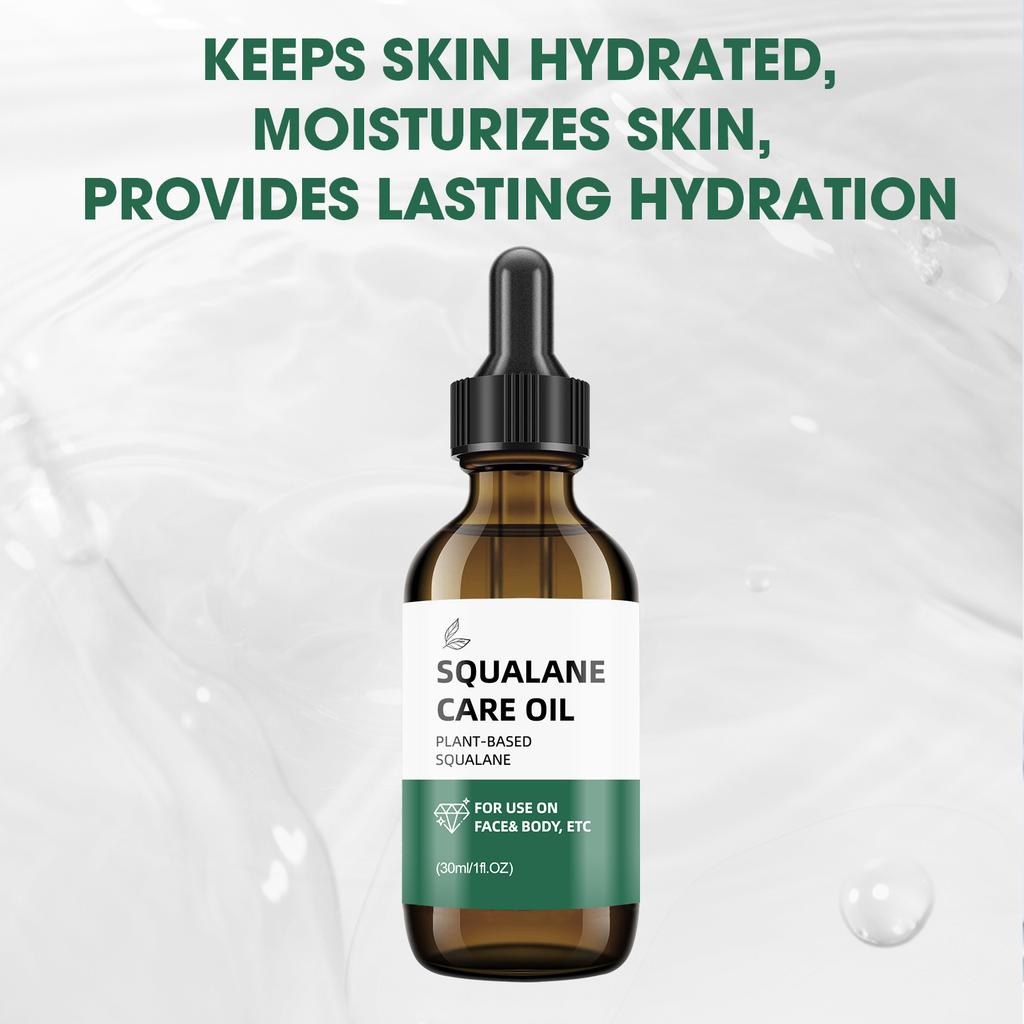 Squalane Facial & Body Oil 30ml – Hydrating & Nourishing Skincare Serum with Dropper