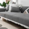 Korean Style Fairy Princess Style Cotton Sofa Cushion Four Seasons Universal Non-Slip Sofa Cover All Inclusive Cushion Cover Towel