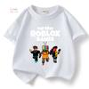 Robloxing Kid T-shirt Boys Game Sports Cotton T-shirt Child Cartoon Short Sleeve Casual Street Harajuku Clothes