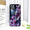 Luxury Art Butterfly Flower Pattern Phone Case for IPhone 17 16 12 11 14 Plus 13 15 Pro Max Mini X XS XR Shockproof Soft Covers