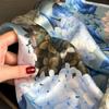 Mulberry silk silk scarf small square scarf women's foreign style fashion versatile spring autumn and winter silk scarf thin scarf