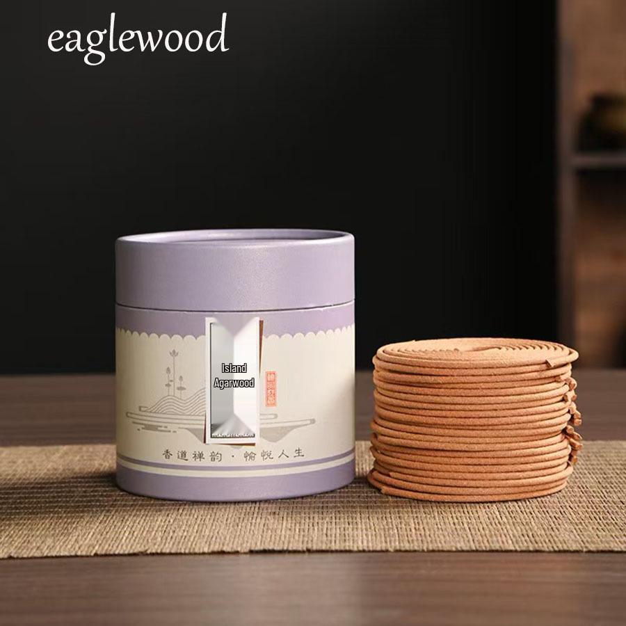 48-Disc Indian Sandalwood & Cypress Incense for Indoor/Outdoor Use