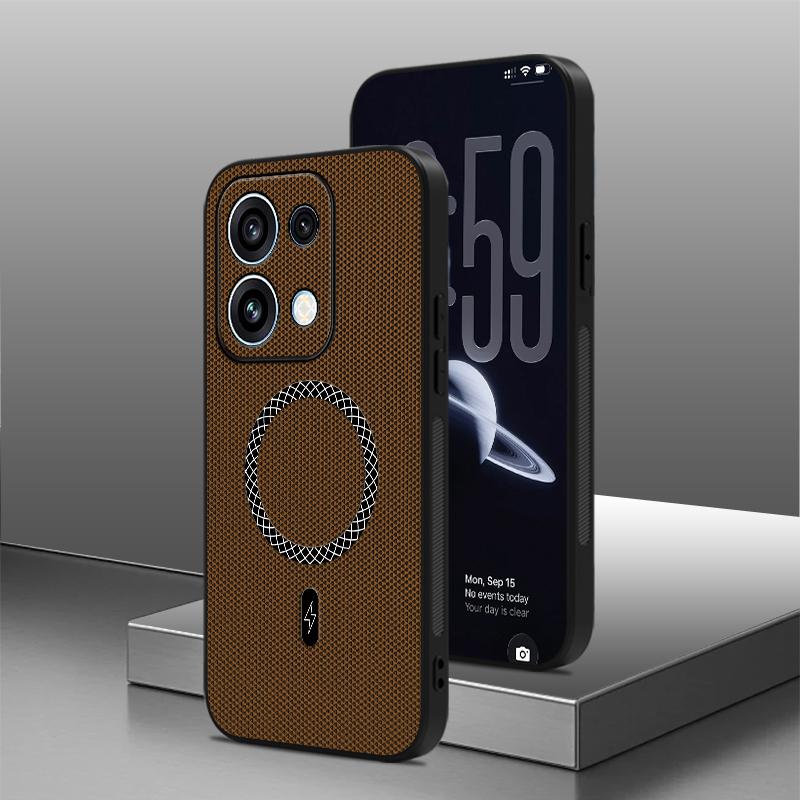 For OPPO Reno 16 Pro Global 15 Pro Max Case Magnetic Diamond Pattern Skin-friendly Cover For OPPO Reno16 Pro Shockproof Funda