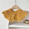 Crochet Detachable Collar Solid Color Hollow Shawl Casual Fake Collar  Women Ladies