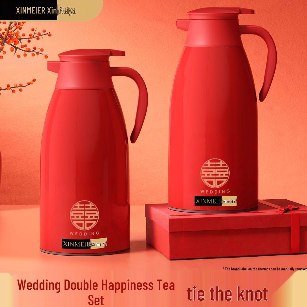 Large Capacity Portable Insulated Thermos Flask for Hot Water - Ideal for Home, Dormitory, Students, and Weddings