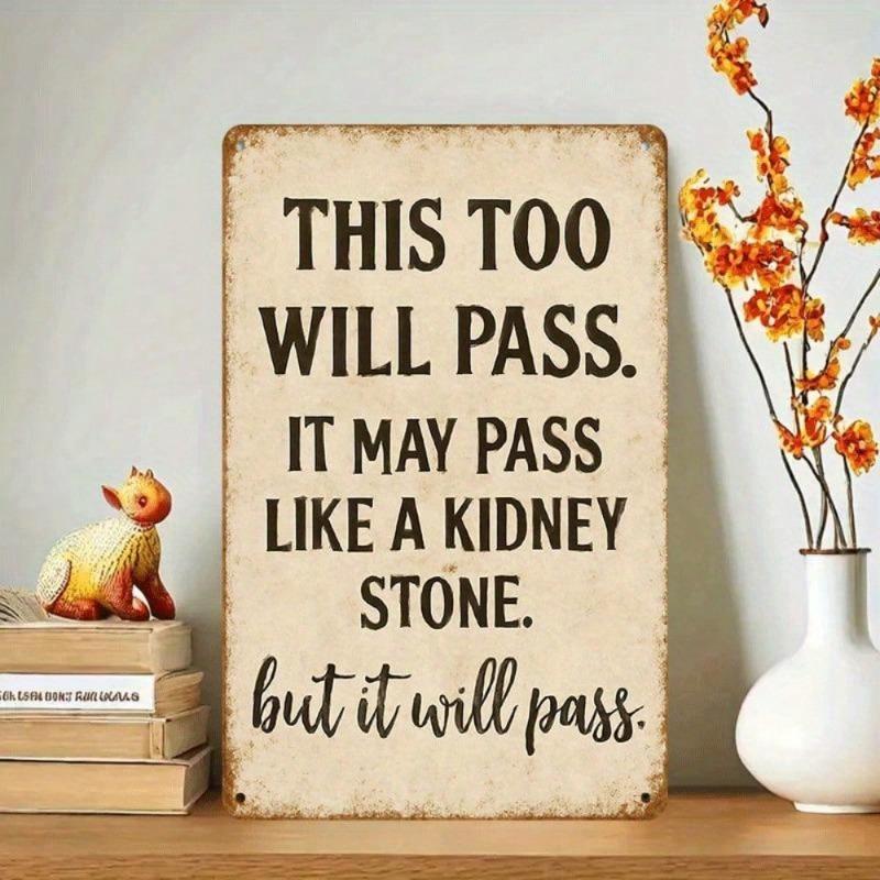 Decorative Metal Wall Sign 20x30cm